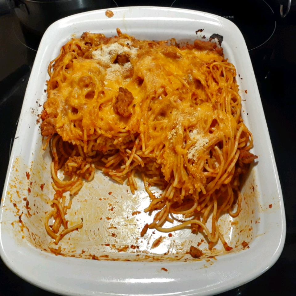 Basic Baked Spaghetti 