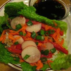 Asian Roll Lettuce Wrap 