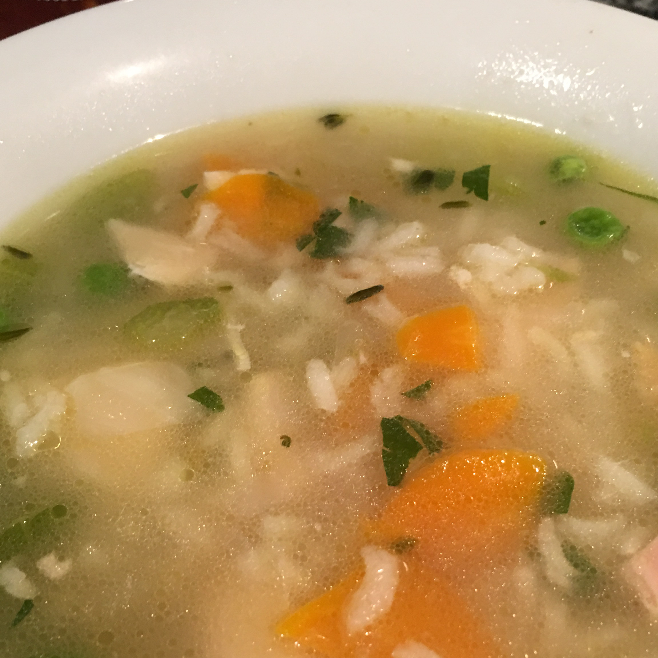 Classic Chicken and Rice Soup 