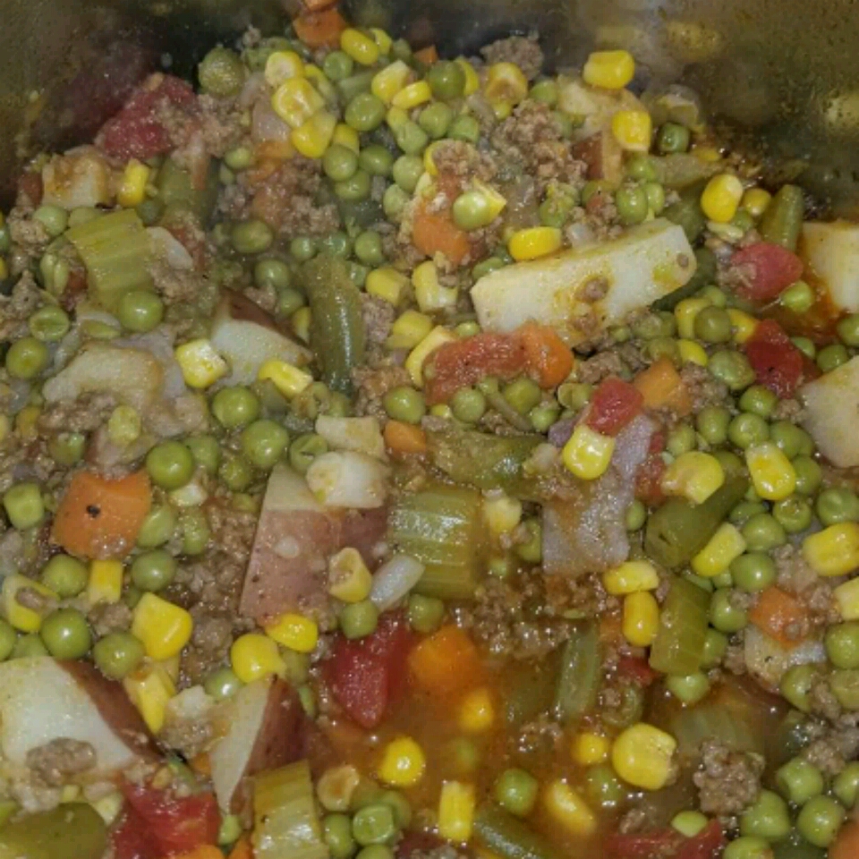 Ground Beef Vegetable Soup 