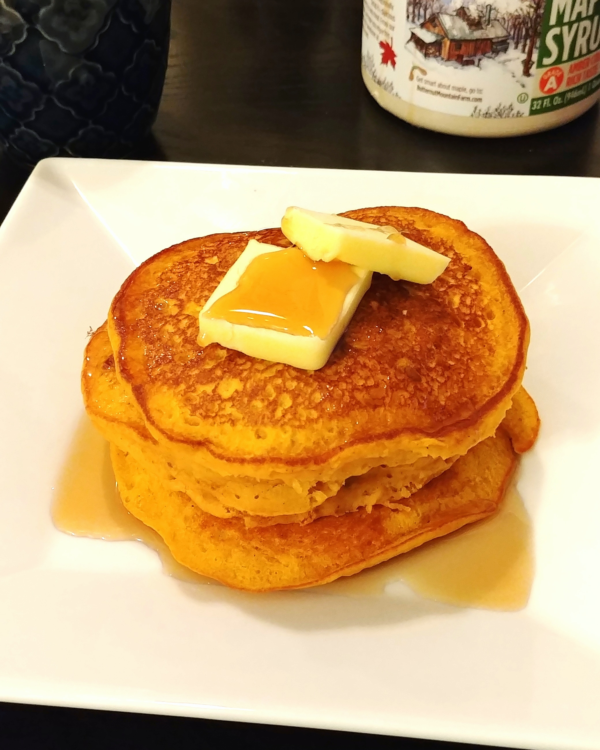 Simply Pumpkin Pancakes 