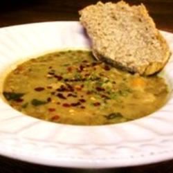 Chicken and Lentil Soup with Homemade Miso Amergin