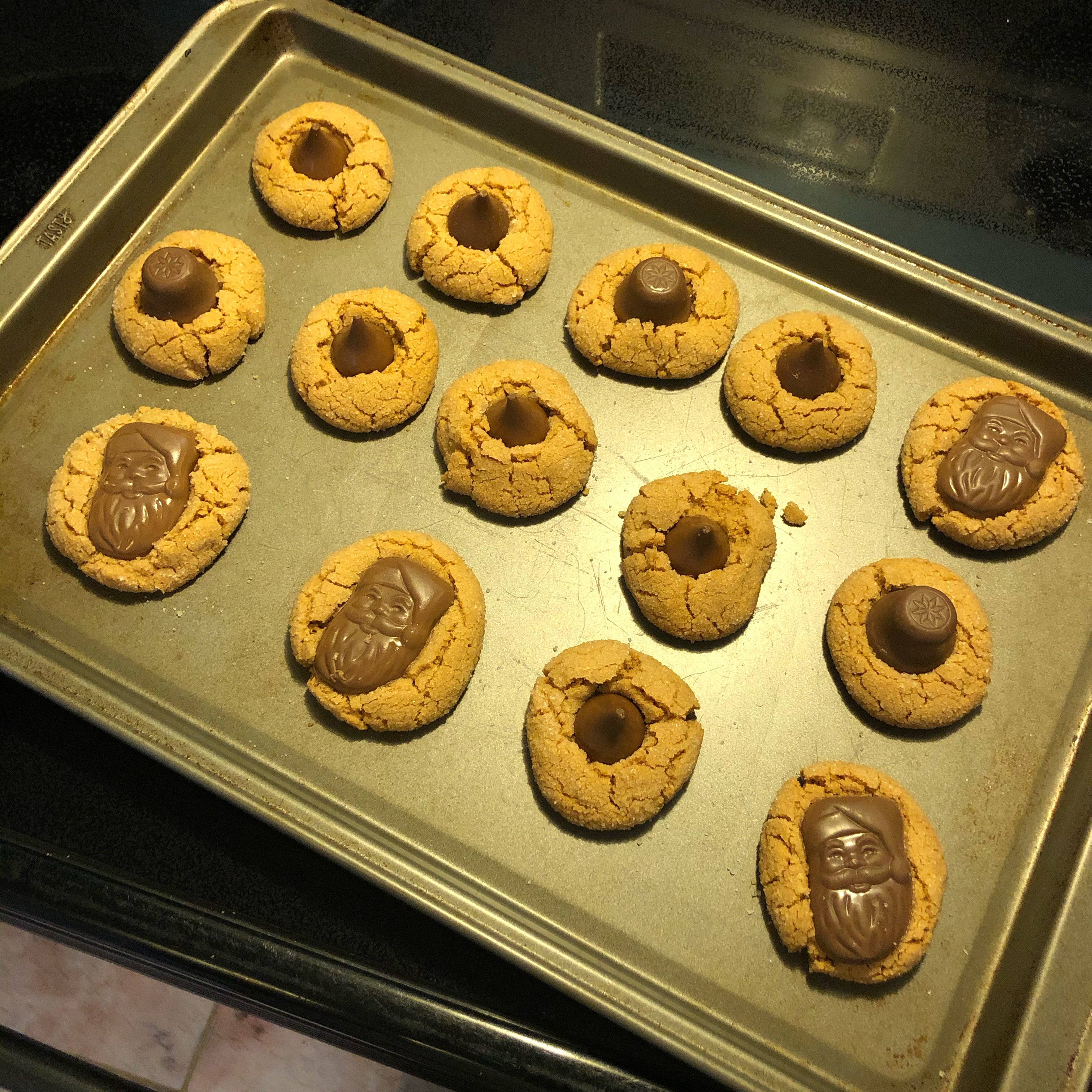 Peanut Butter Kiss Cookies 