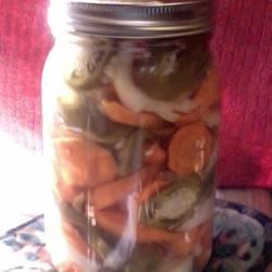Pickled Jalapenos and Carrots 