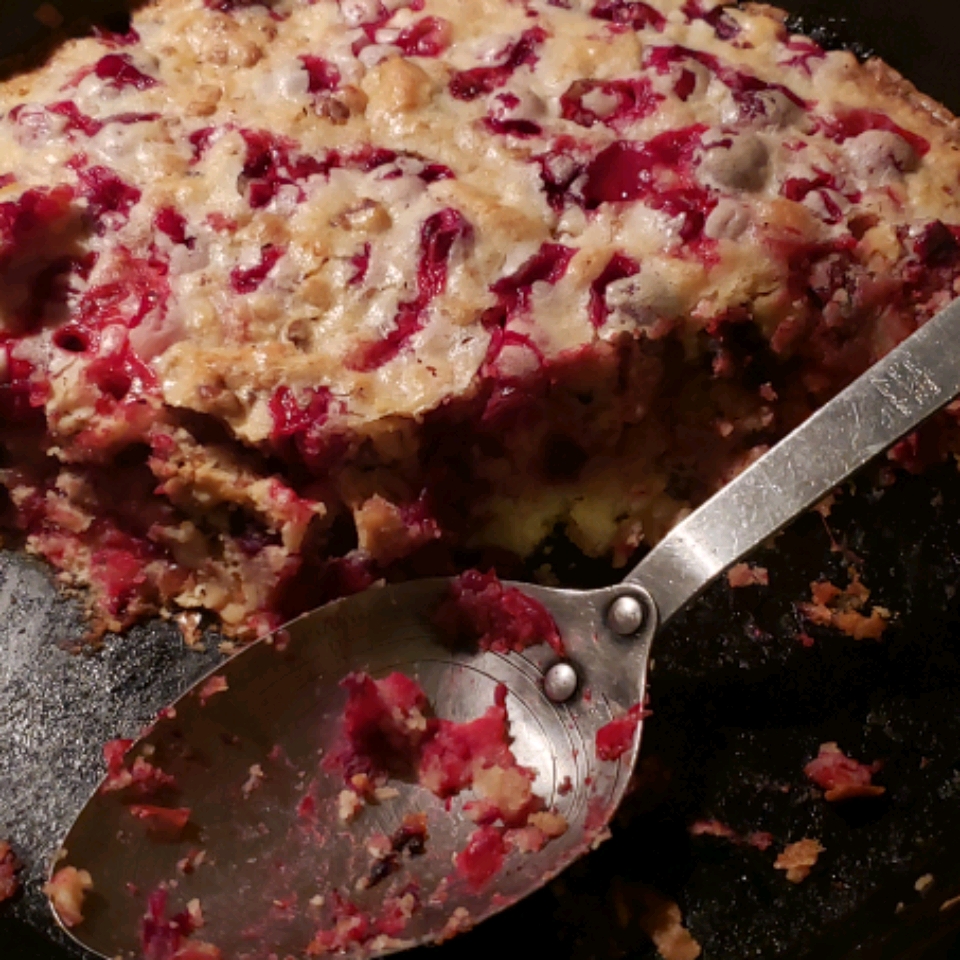 Crustless Cranberry Pie 
