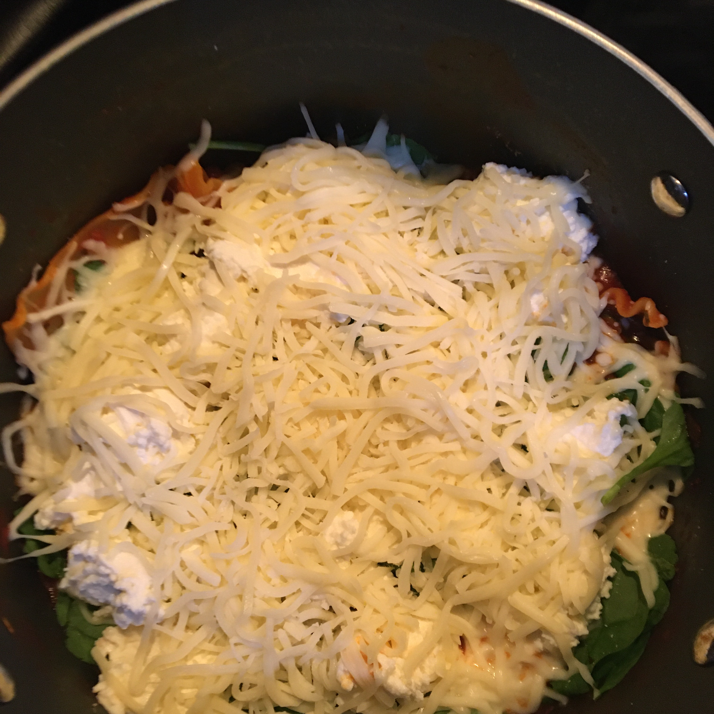 Skillet Spinach Lasagna 