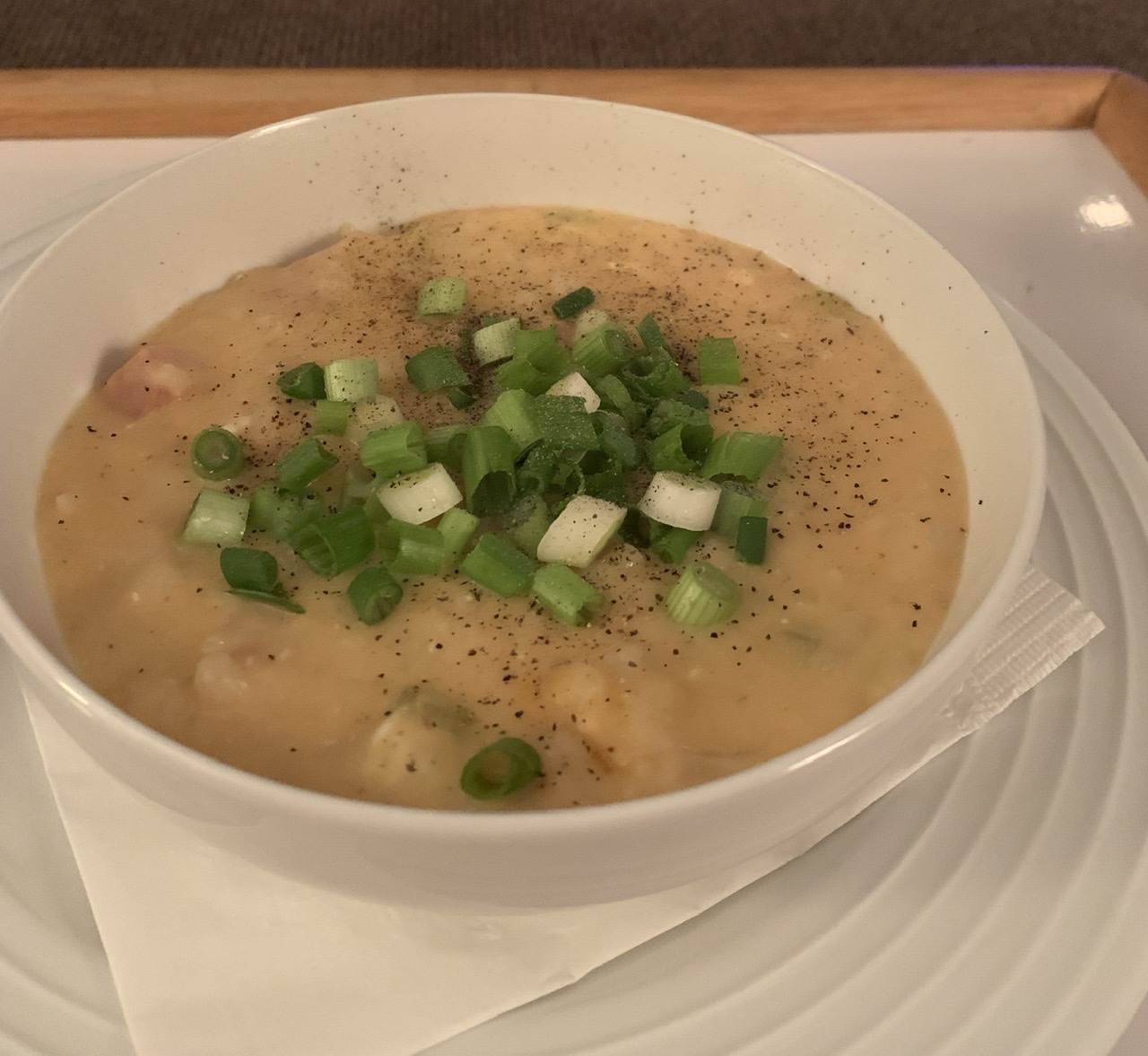 Easy Slow Cooker Cheesy Potato Soup with Ham 