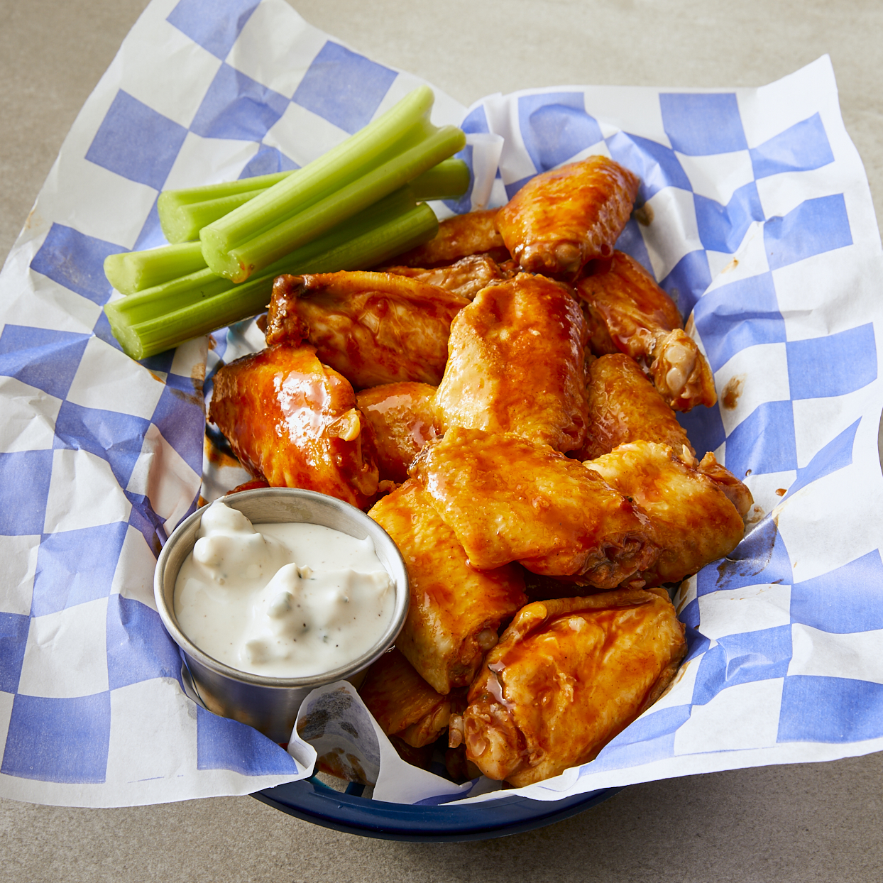 Blue Cheese Hot Wings!