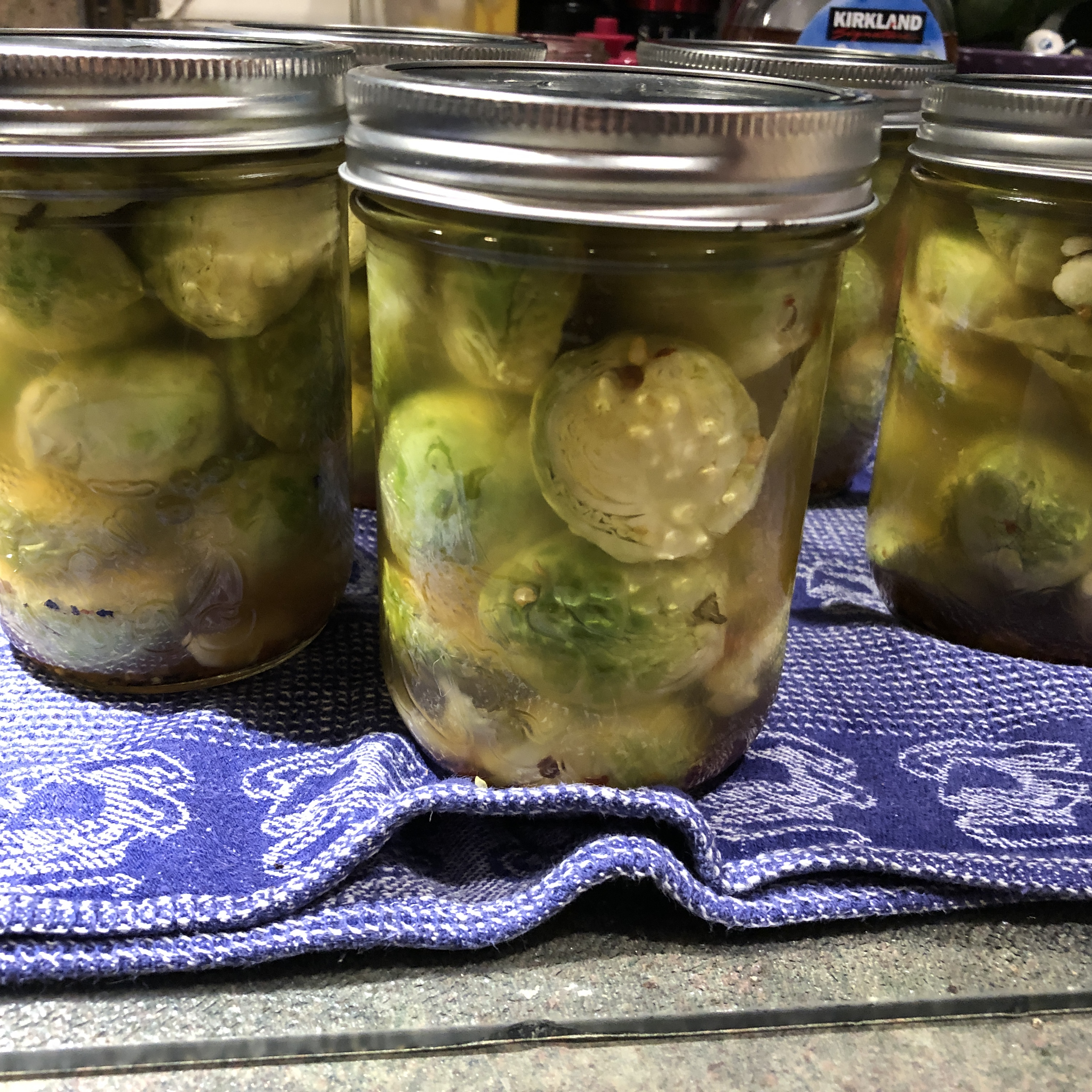 Zesty Pickled Brussels Sprouts 