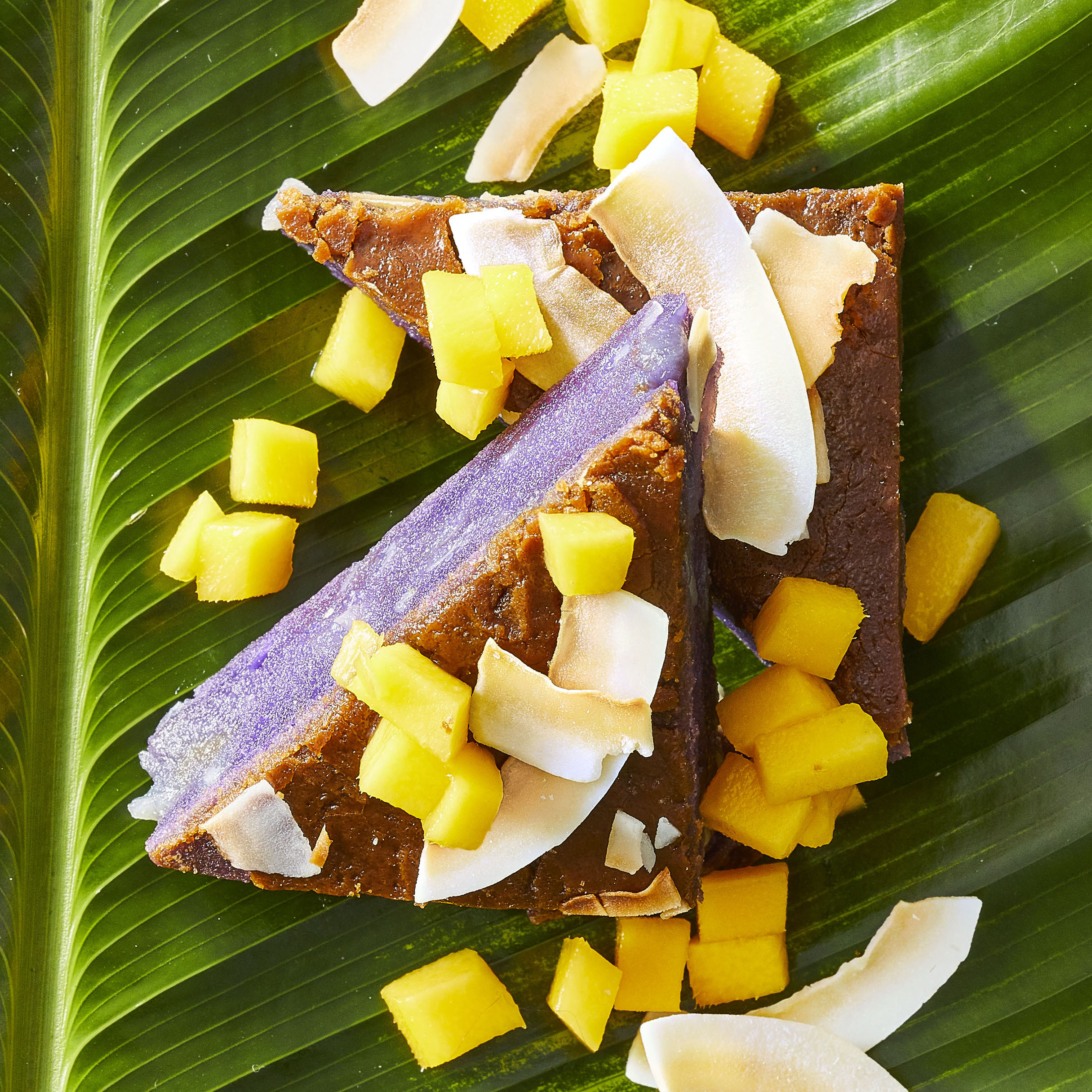 Purple Yam and Coconut Mochi (Ube Bibingka)