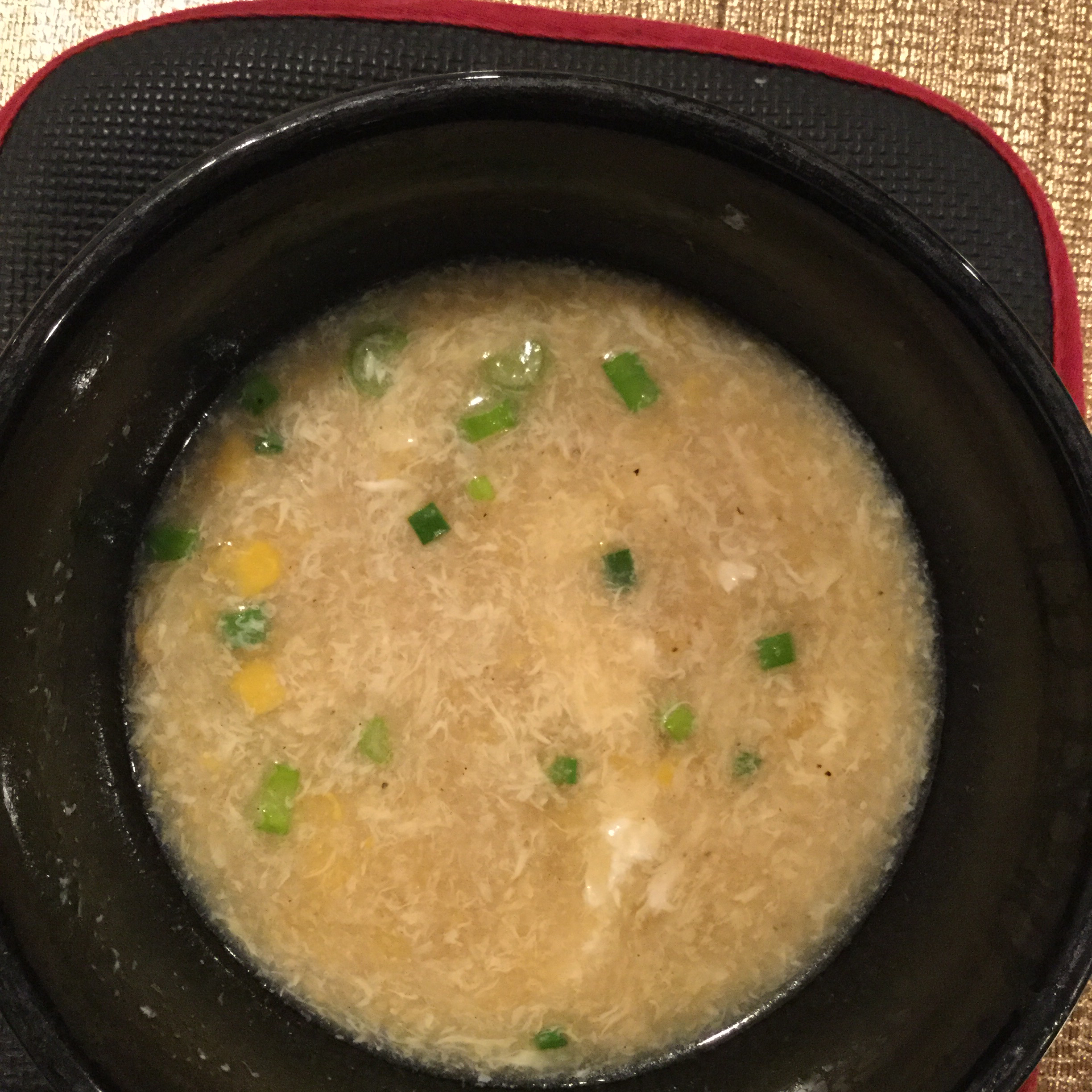 Corn and Egg Flower Soup 