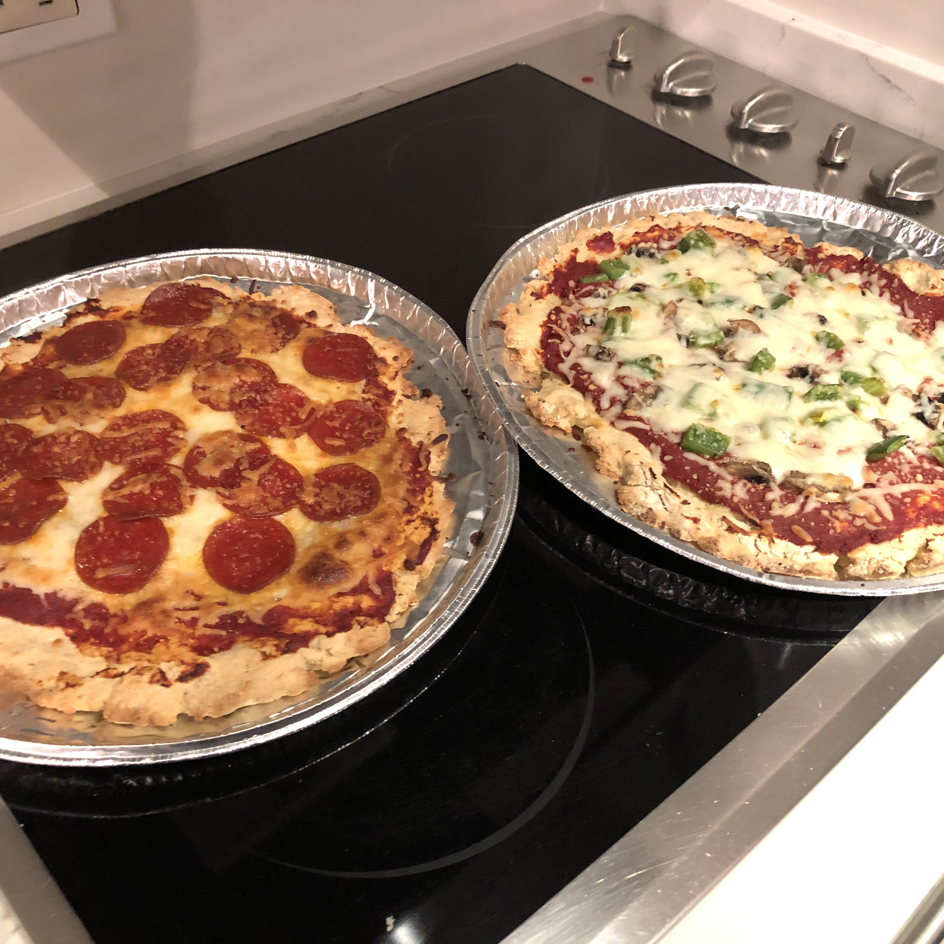 Homemade Pepperoni Pizza 