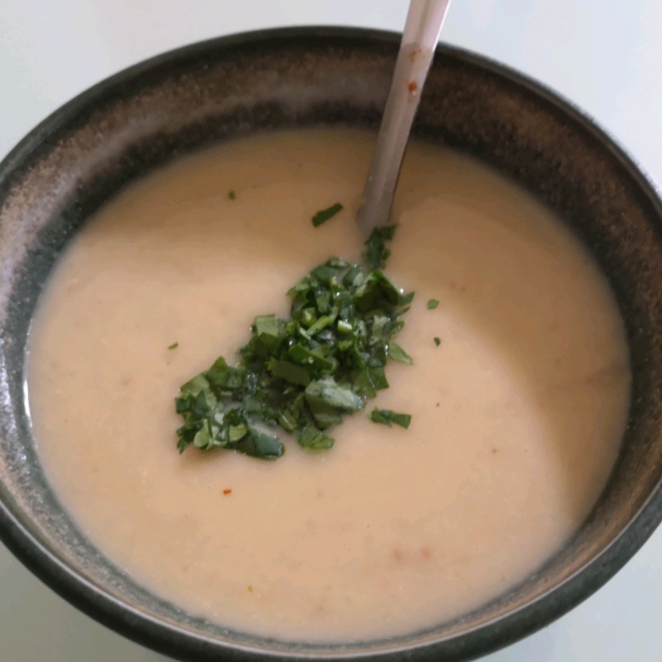 Cream of Cauliflower Soup With Bacon Gremolata 