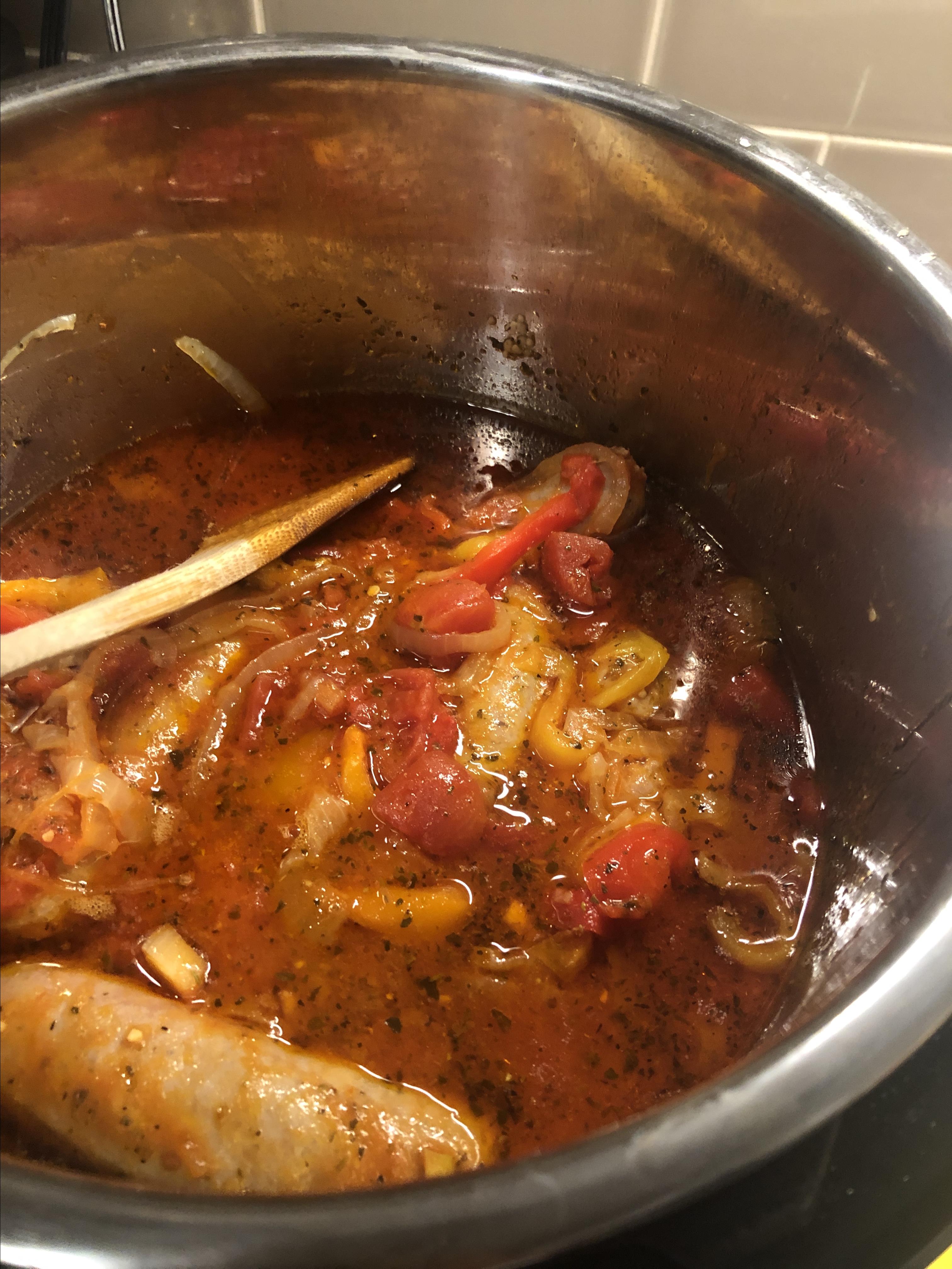 Instant Pot&reg; Sausage and Peppers Jeanette Payne