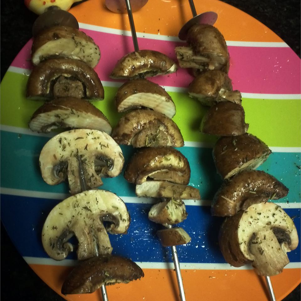 Mushroom Kabobs 