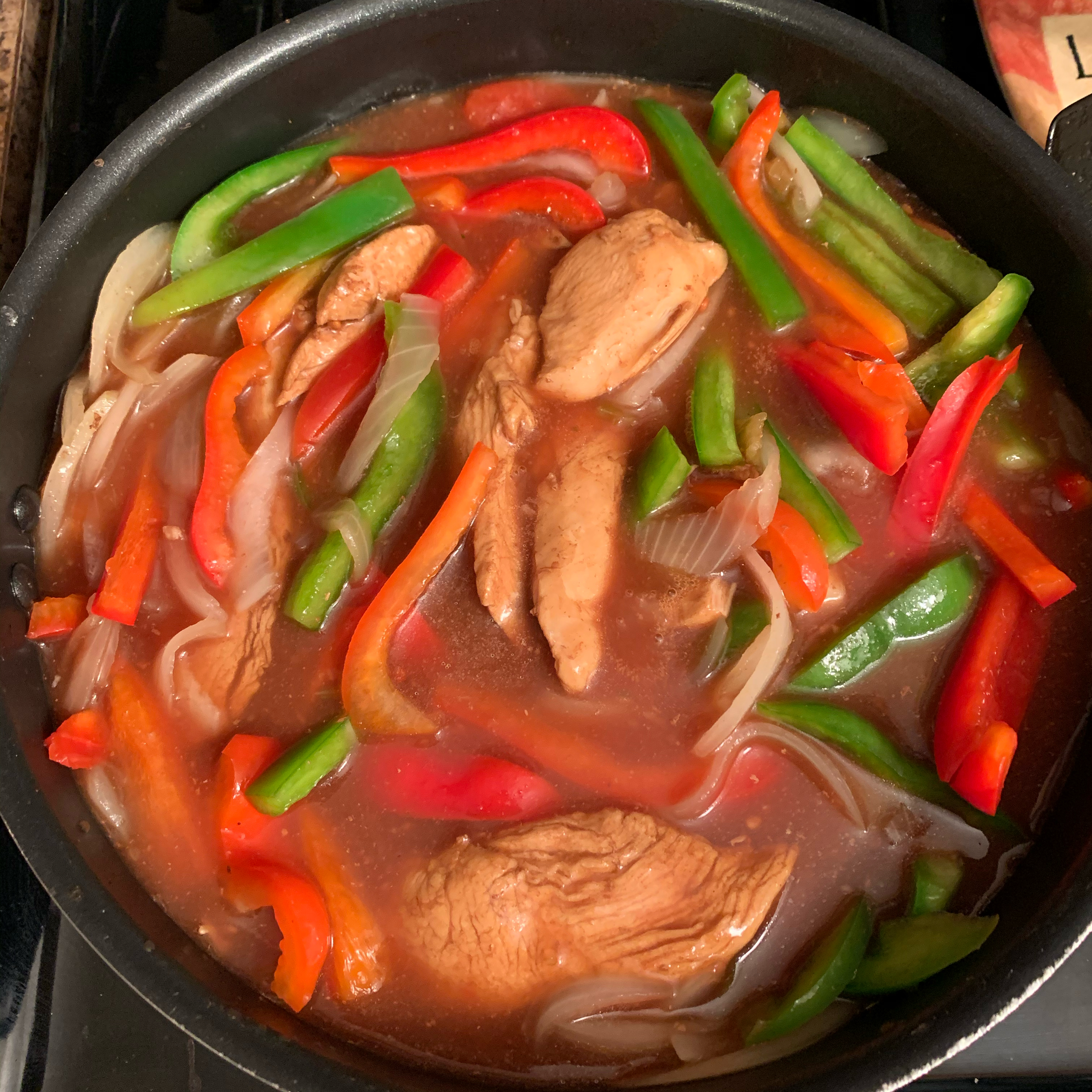 Chicken Pepper Steak