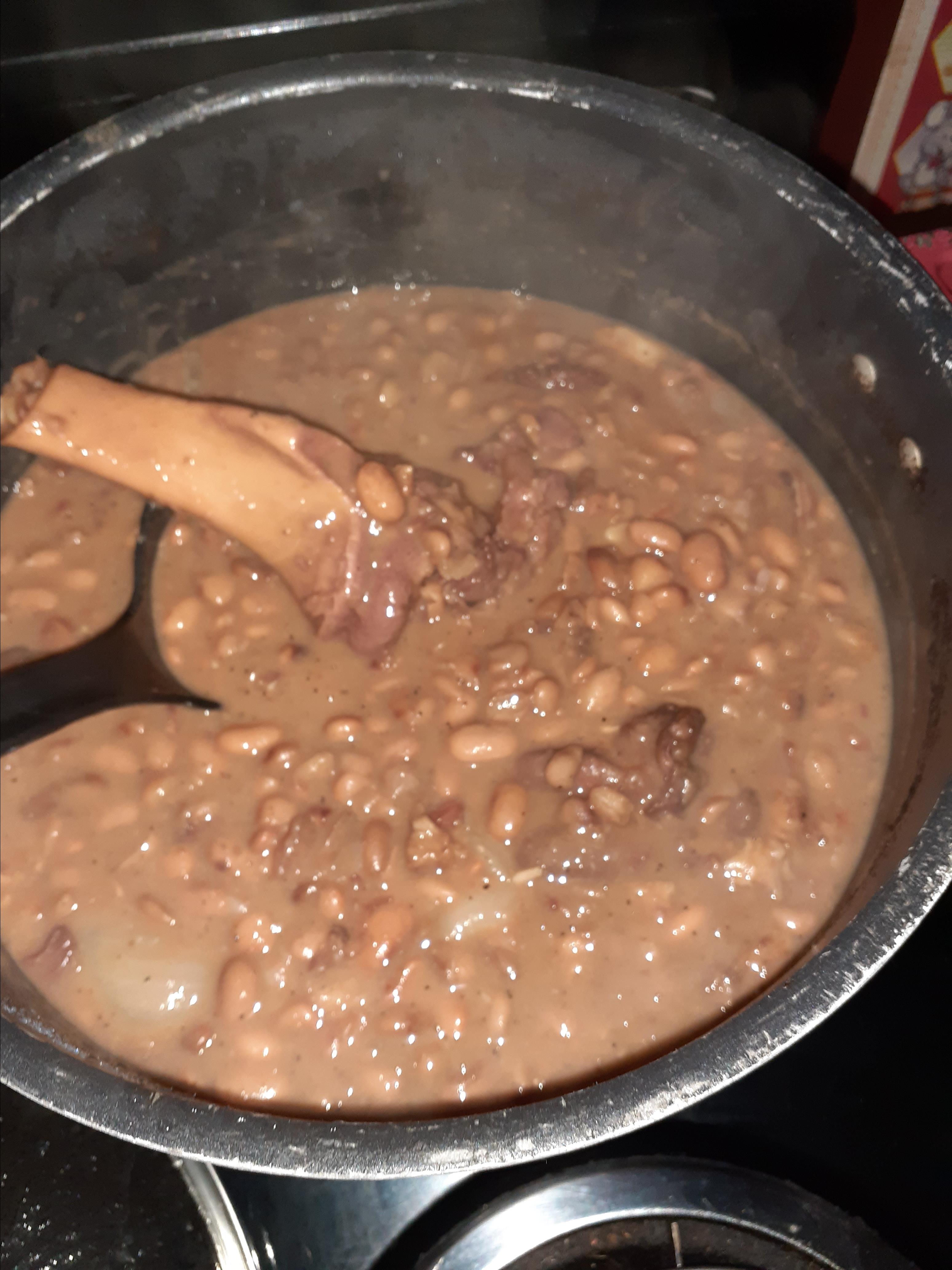 Southern Ham and Brown Beans 