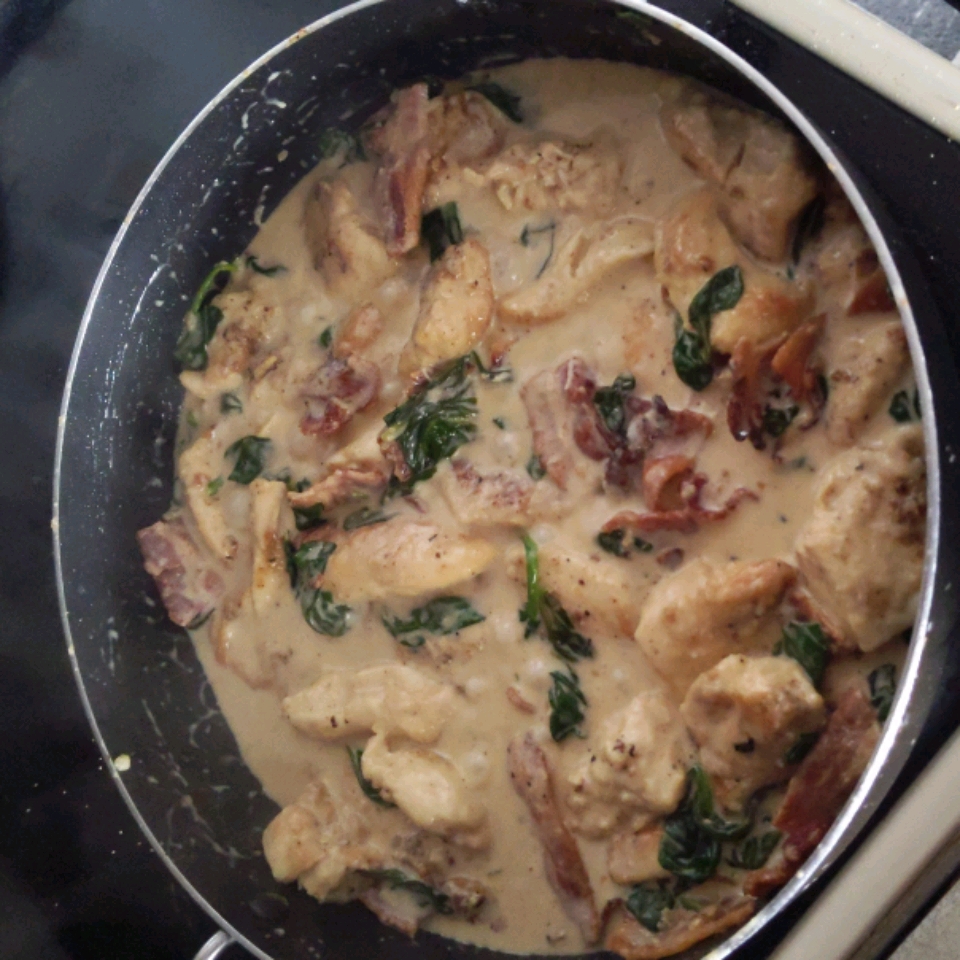 Spinach and Bacon Chicken 