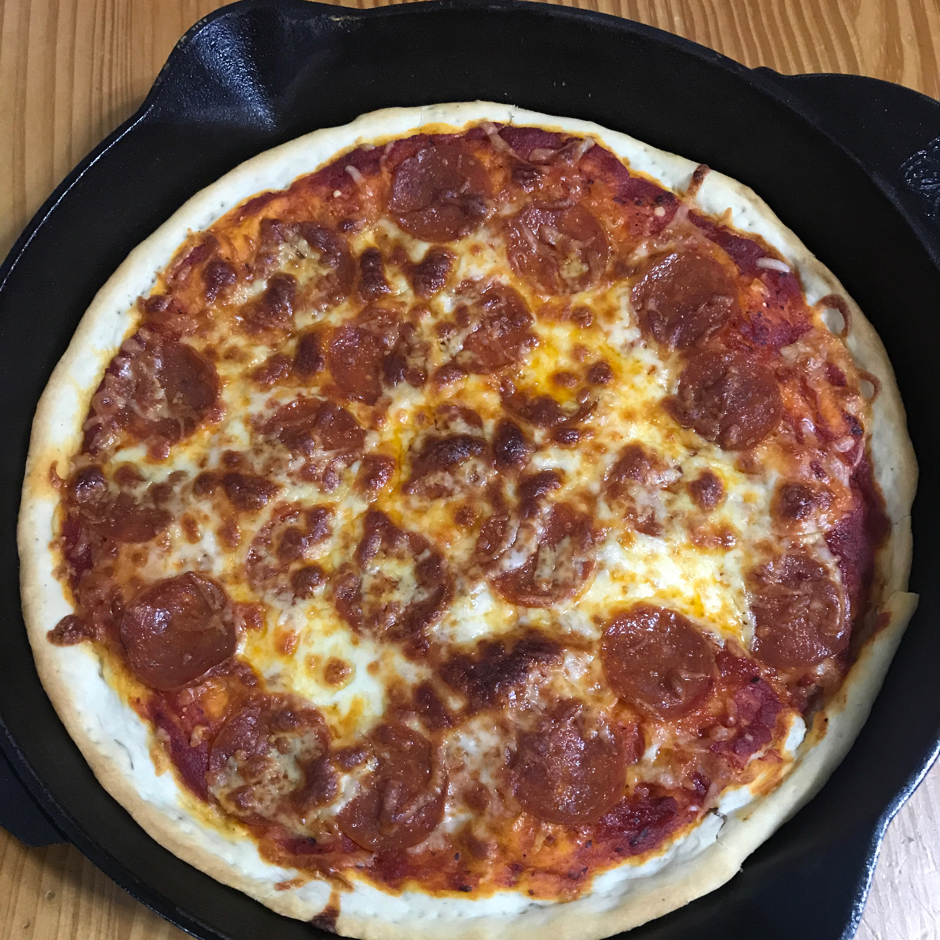 Deep-Dish Cast Iron Pizza 