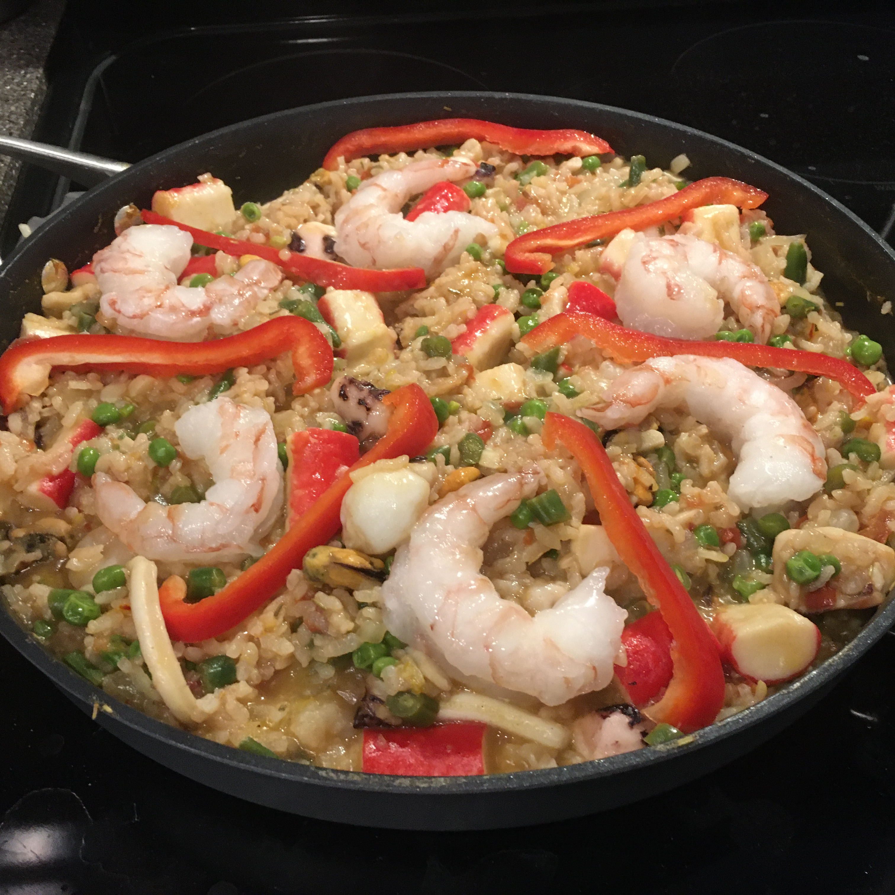 Authentic Seafood Paella 