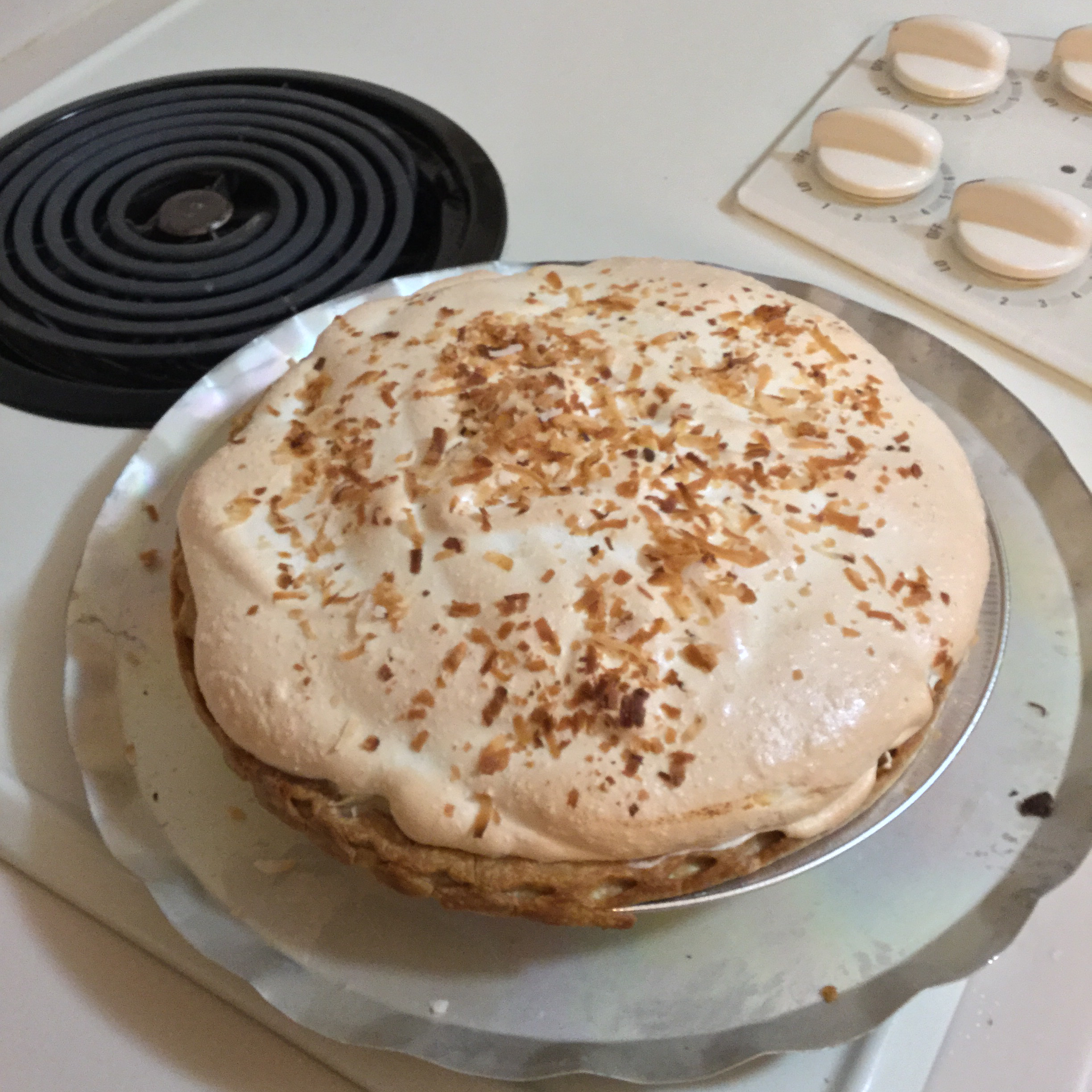 Coconut Cream Meringue Pie 