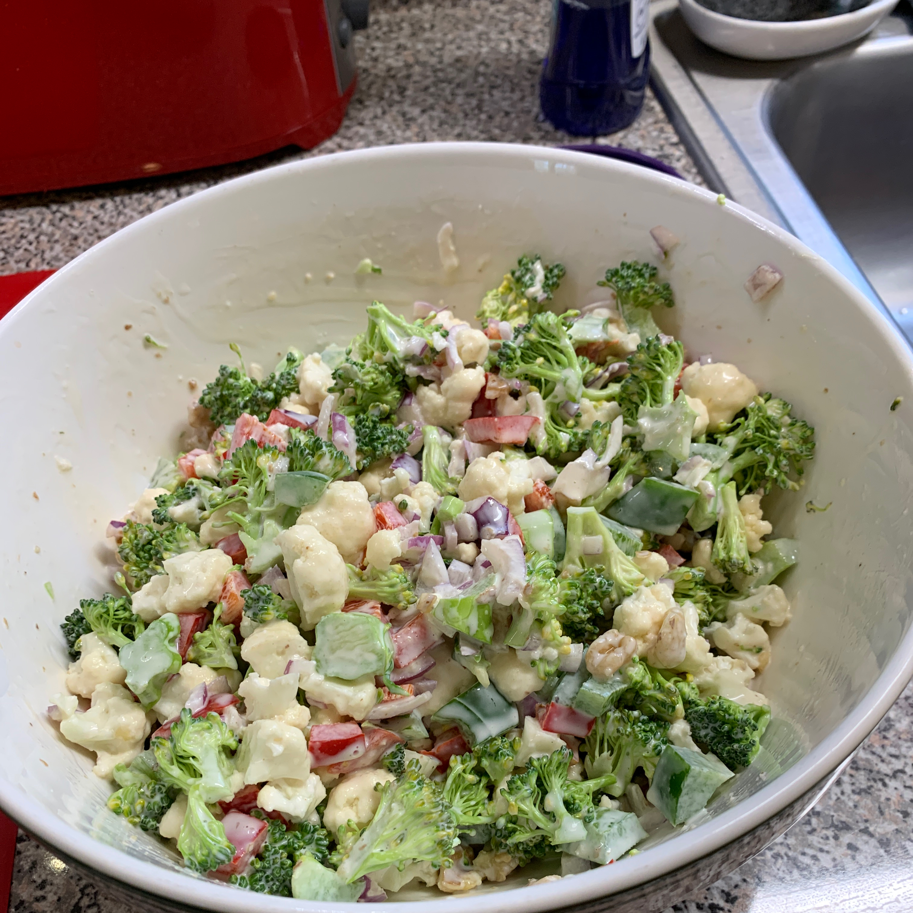 Broccoli Cauliflower Pepita Salad Margaret Wood