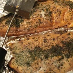 Foil Barbecued Trout with Wine 