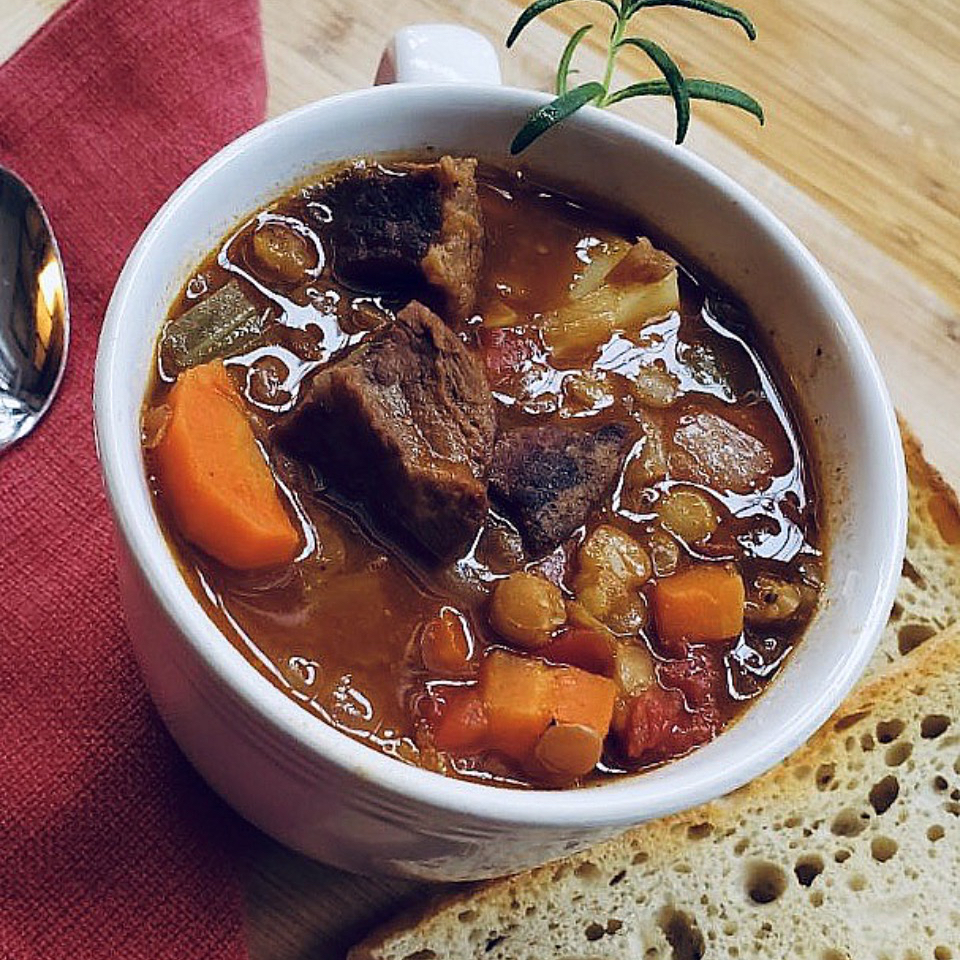 Beef and Lentil Stew 