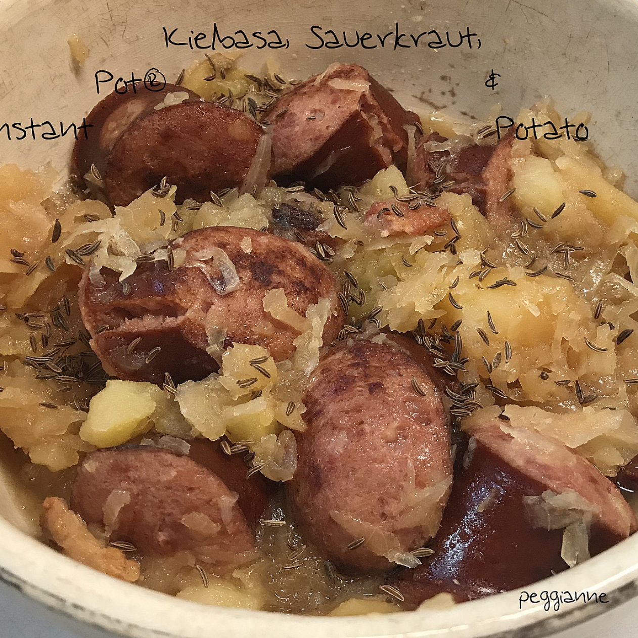 Instant Pot&reg; Kielbasa, Sauerkraut, and Potato 