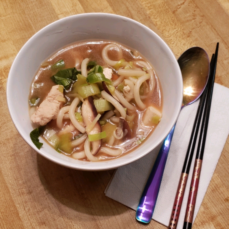 Japanese Nabeyaki Udon Soup 