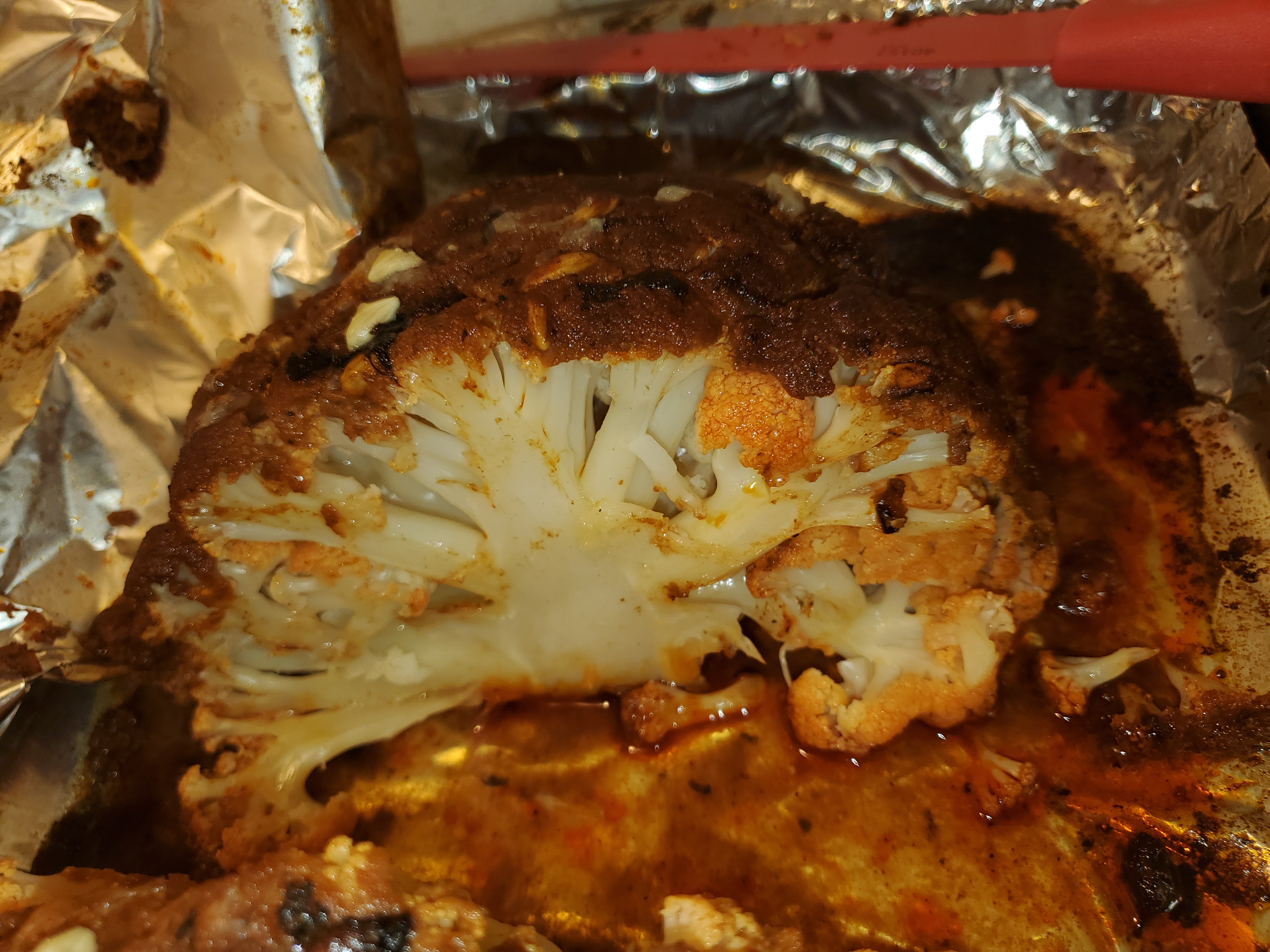 Whole Roasted Cauliflower with Smoked Paprika 