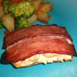 Bacon-Wrapped Salmon 