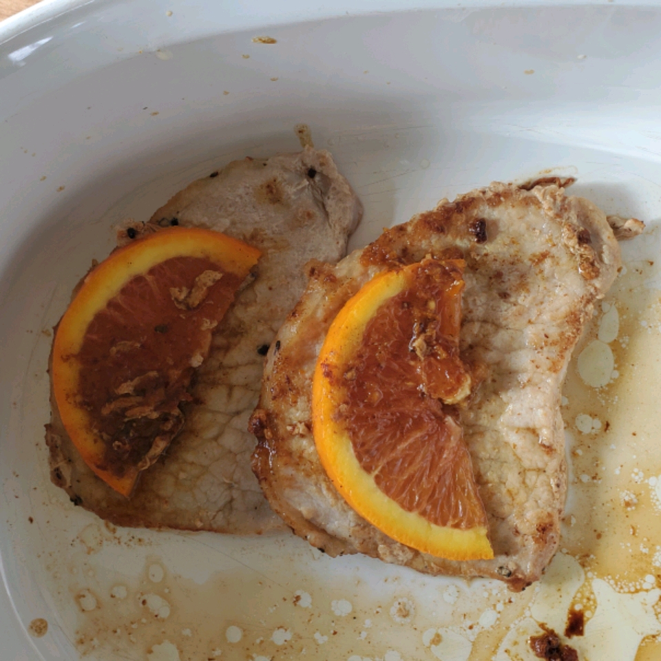 Orange-Sage Pork Chops 