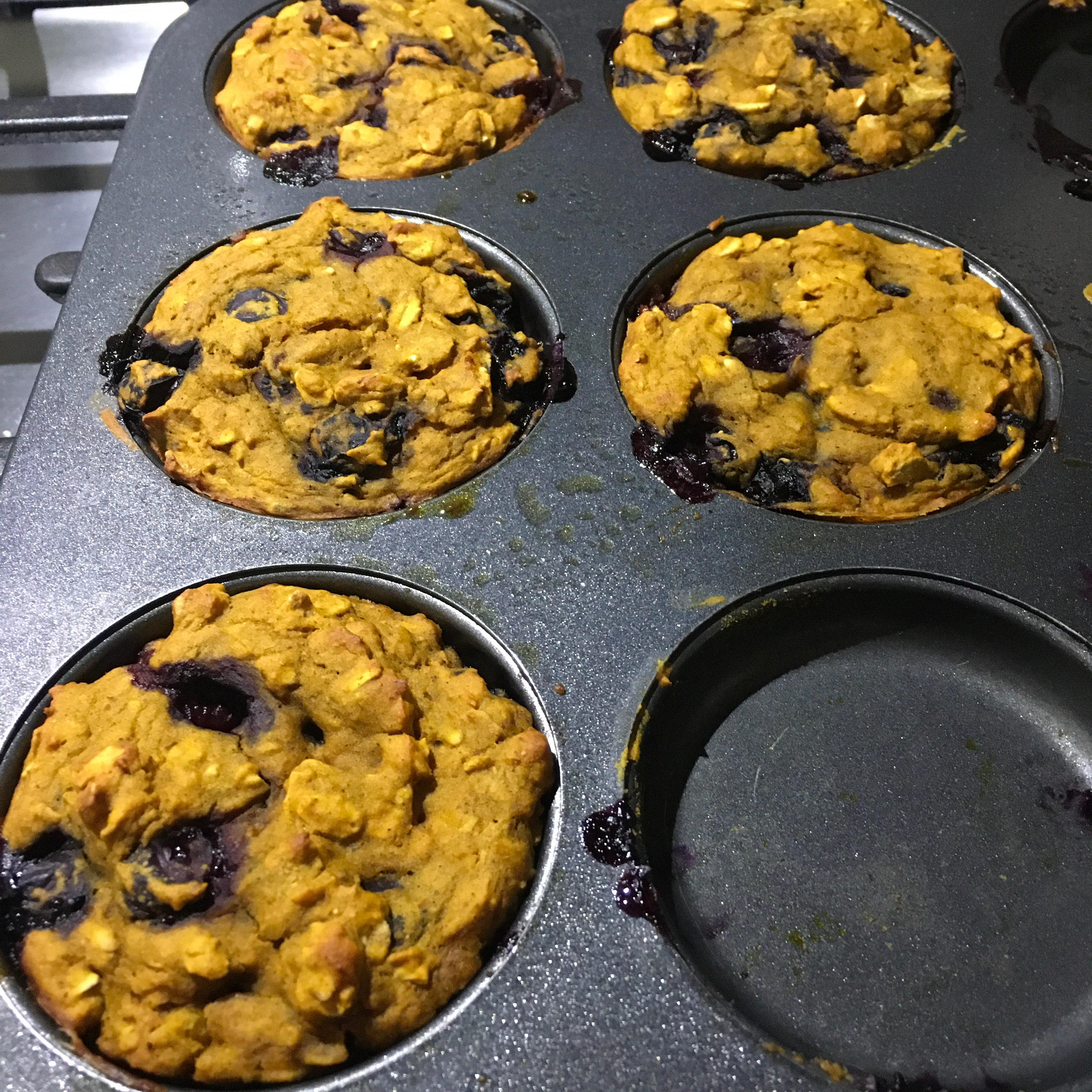 Blueberry Pumpkin Muffins MsLoli63