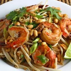 Spicy Shrimp Pad Thai 