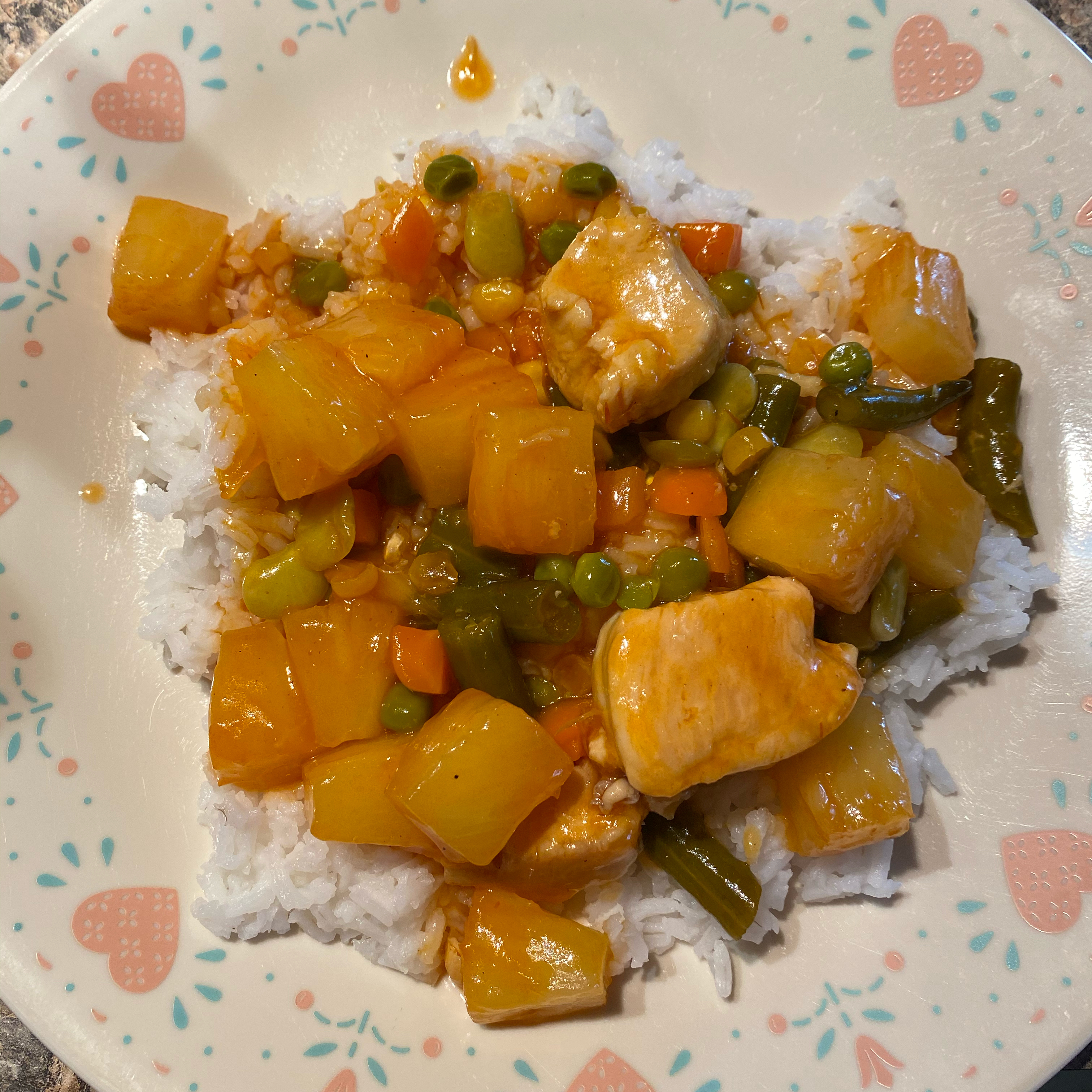 Easy Sweet and Sour Chicken from Minute&reg; Rice Clarica Gretencord Colston