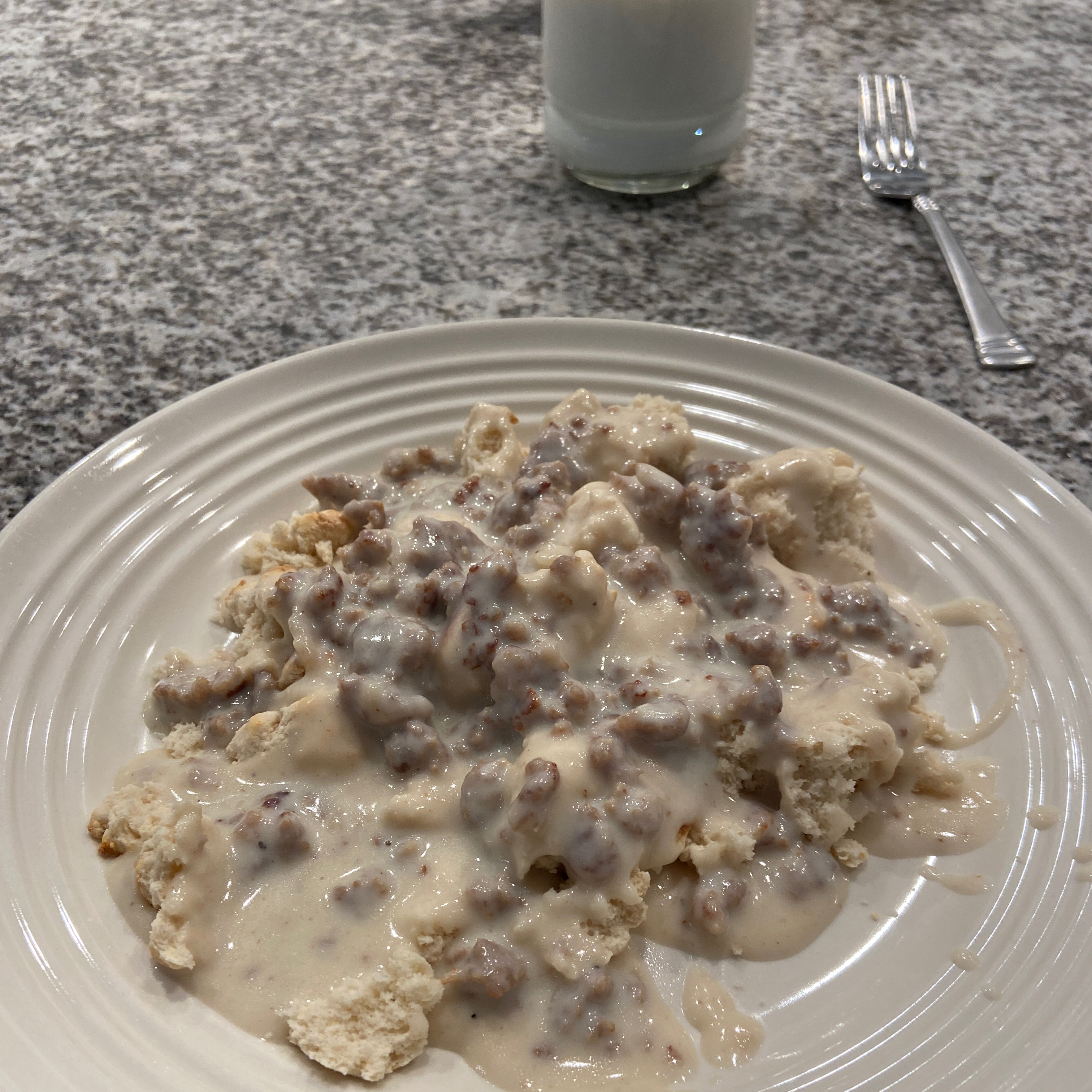 Sausage Biscuits and Gravy 
