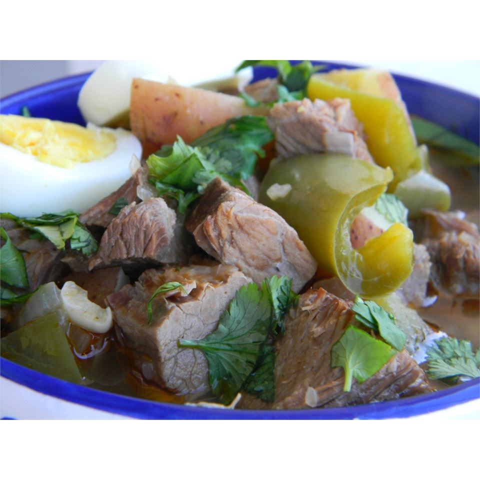 Ajiaco (Beef and Pepper Stew) 