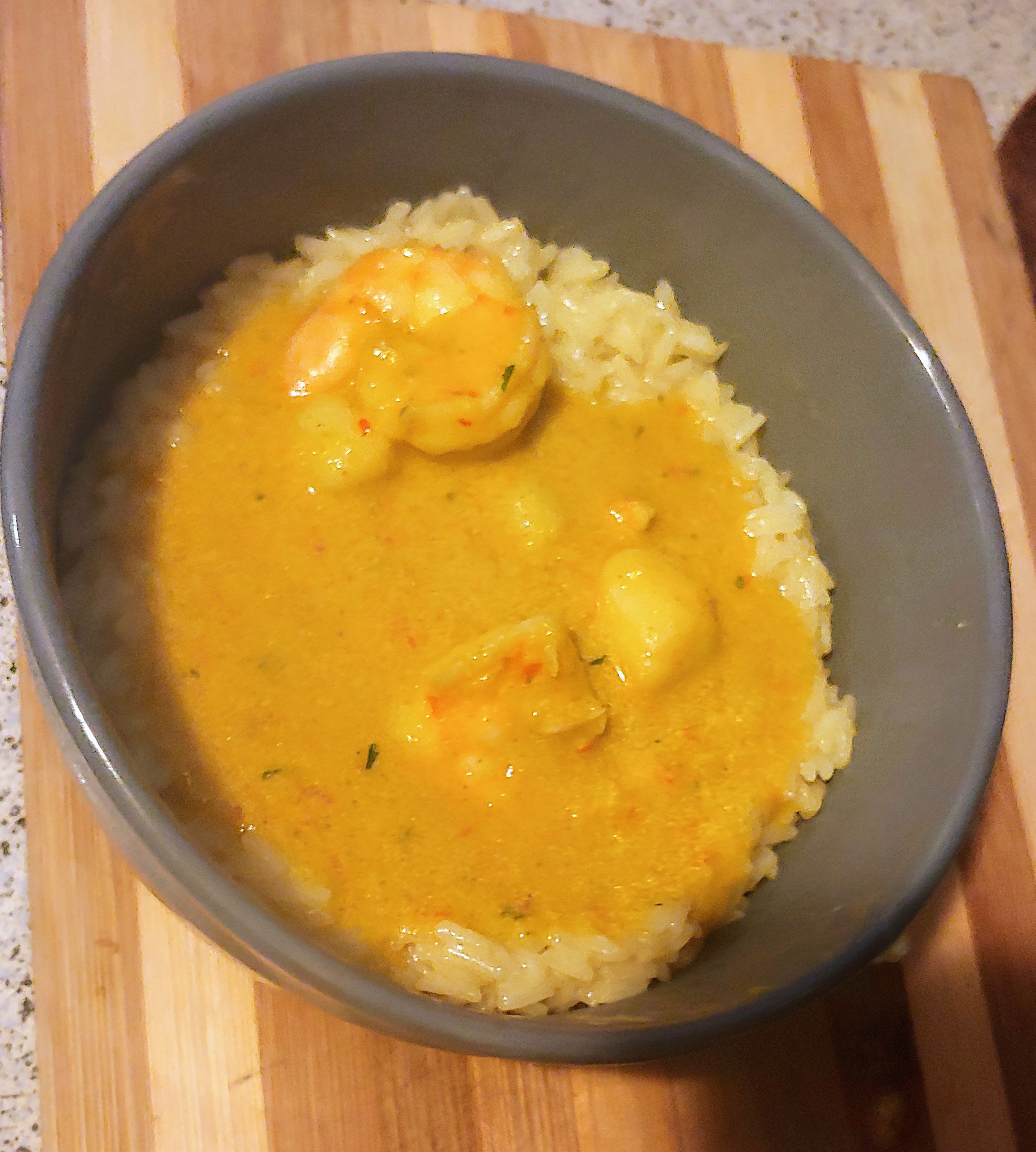 Curry-Coconut Shrimp 