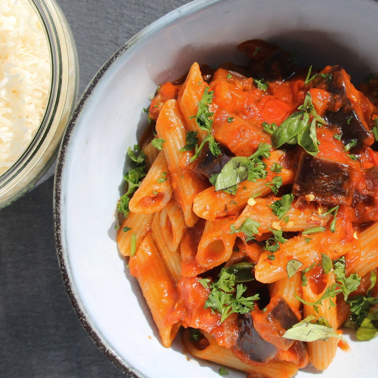 Spicy Eggplant And Pasta With Pancetta Recipe Allrecipes