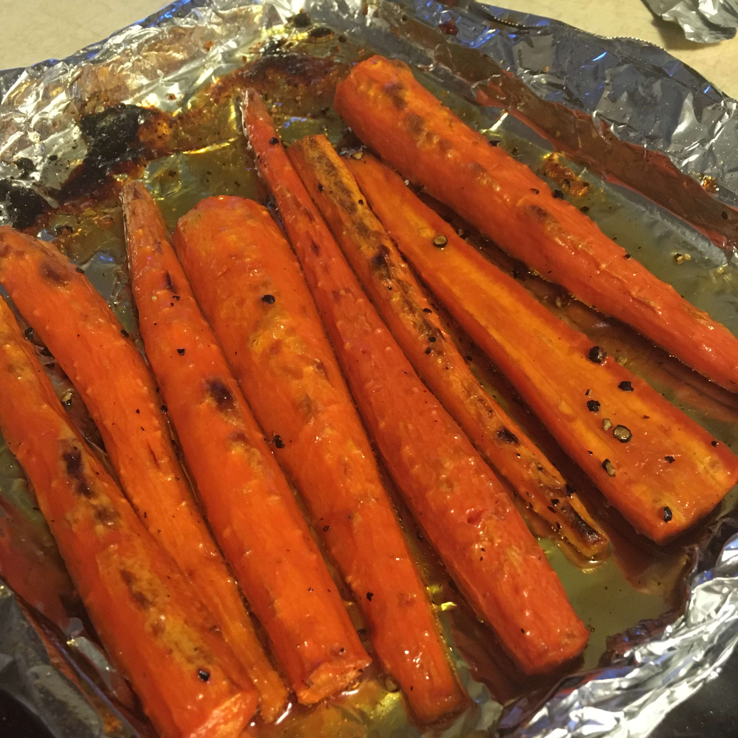 Honey Roasted Carrots Billbo