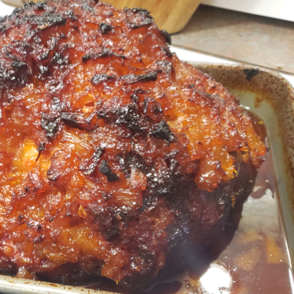 Bourbon-Glazed Ham