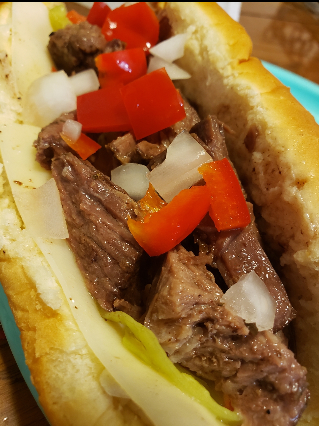 Slow Cooker Italian Beef for Sandwiches 