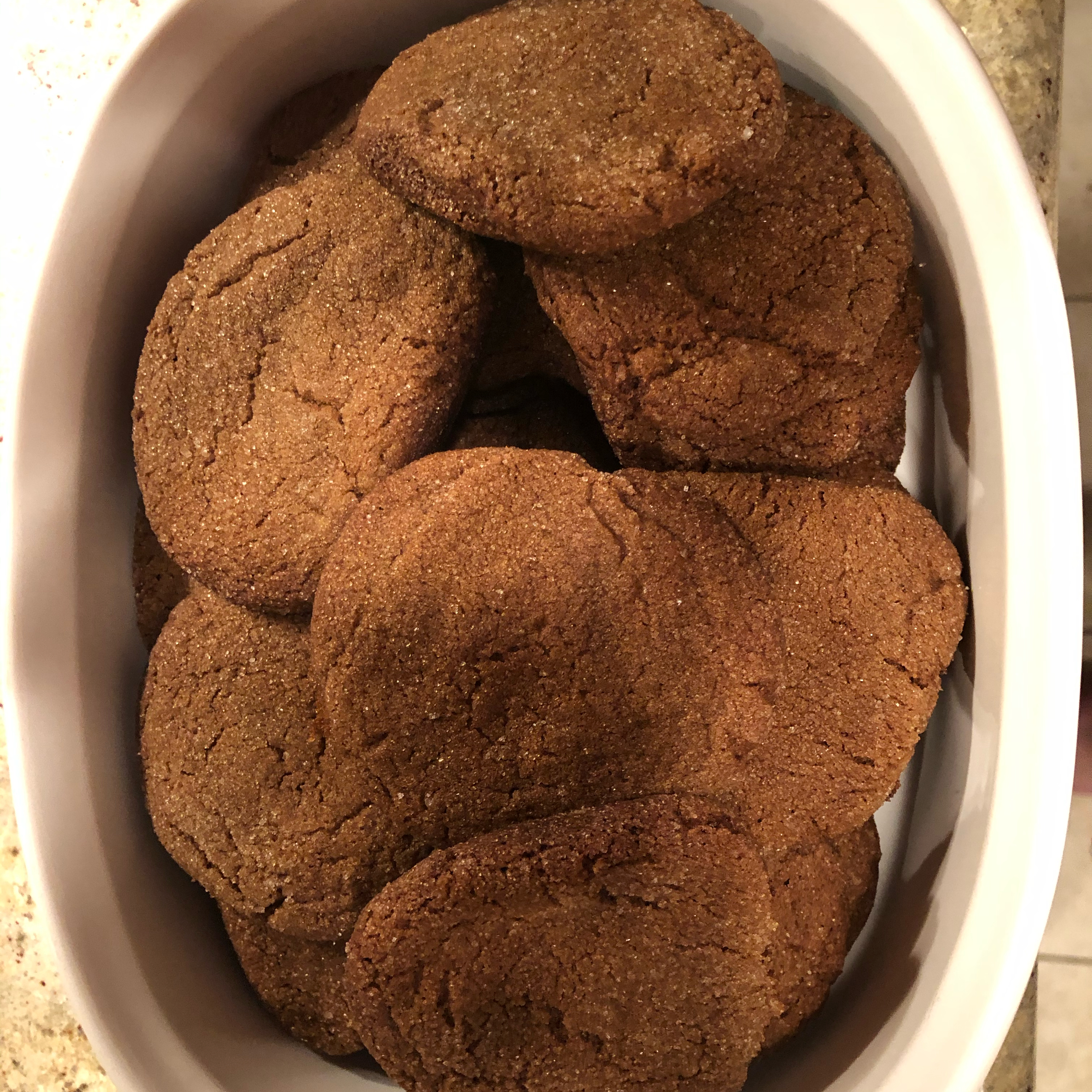 Molasses Sugar Cookies 