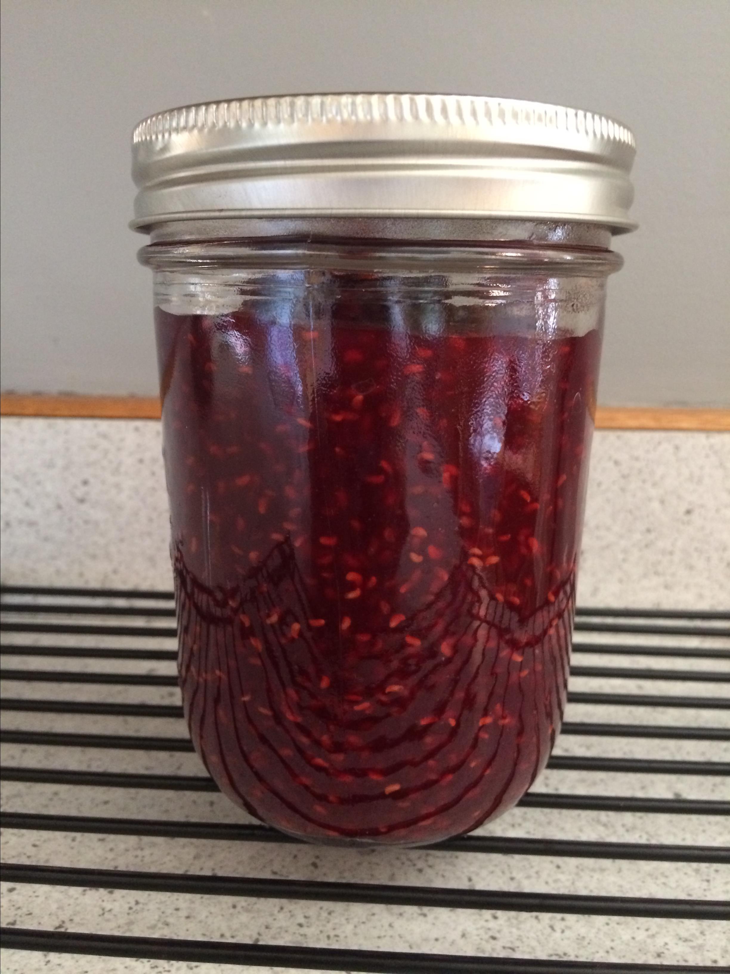 Raspberry Jam without Pectin 
