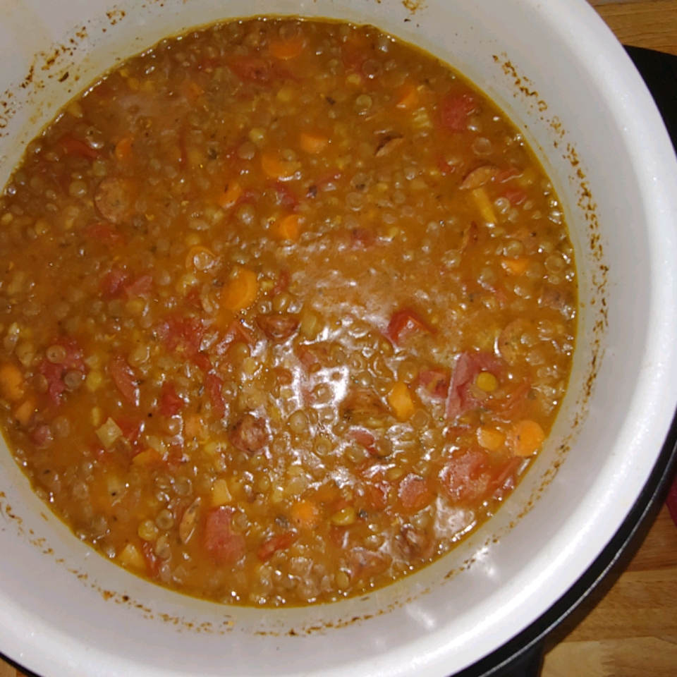 Lentil and Sausage Soup 