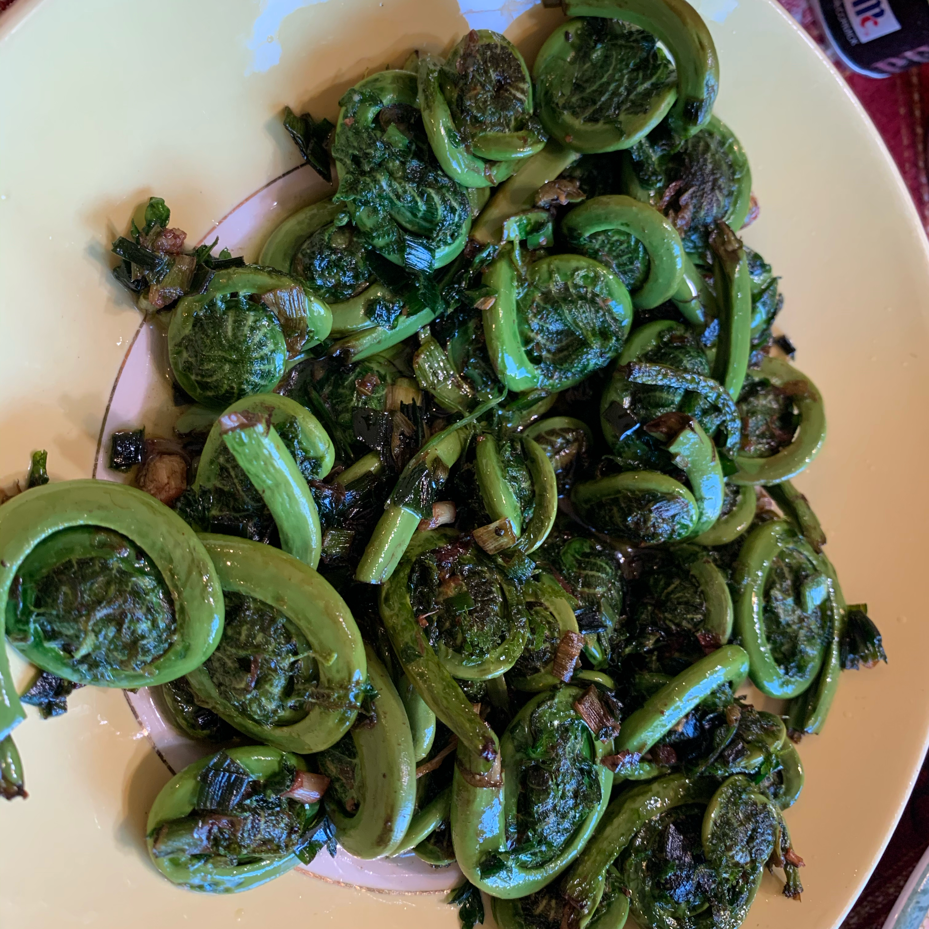 <p>The simplest way to prepare fiddleheads is often the best &mdash; here they are lightly saut&eacute;ed in olive oil with minimal seasoning so that the fiddlehead flavor really shines. Enjoy as a green veggie side just as you would asparagus, broccoli, or green beans.</p>
                          