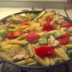 Greek Penne and Chicken 