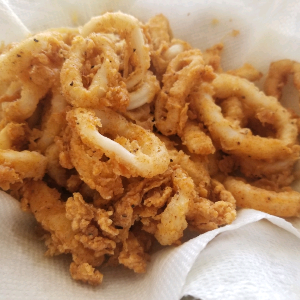 Deep-Fried Calamari Rings Maitre Jacques