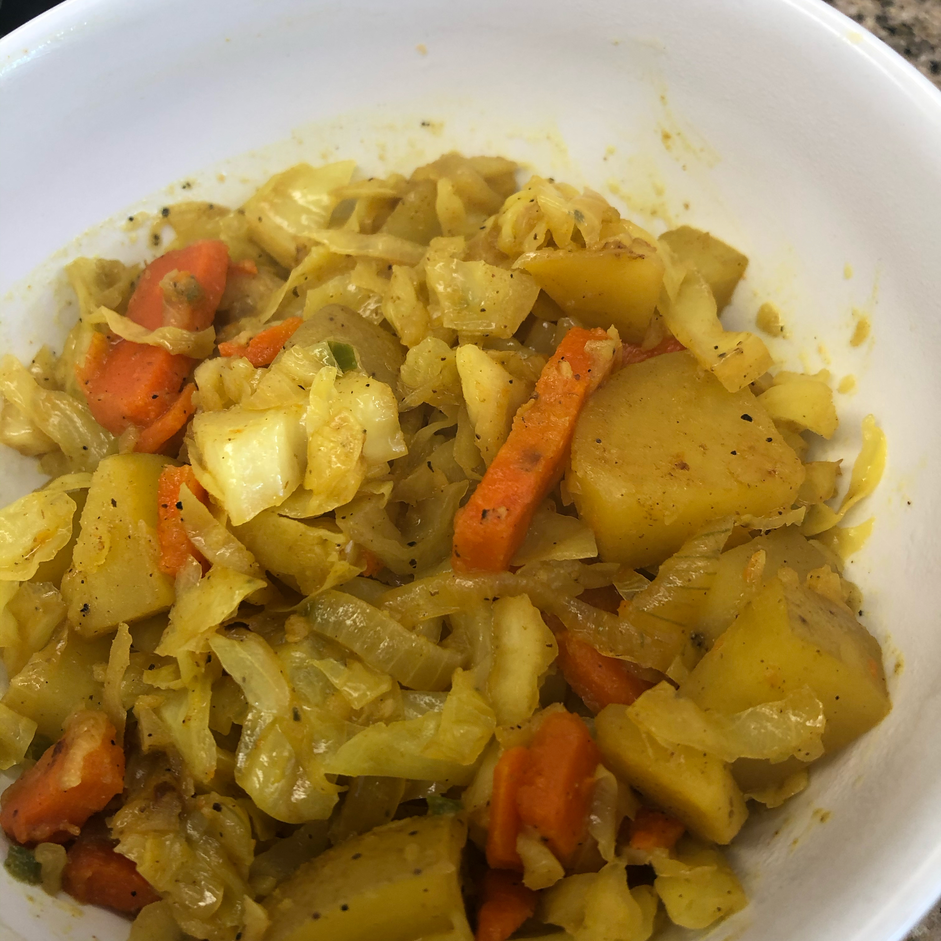 Ethiopian Cabbage Dish 